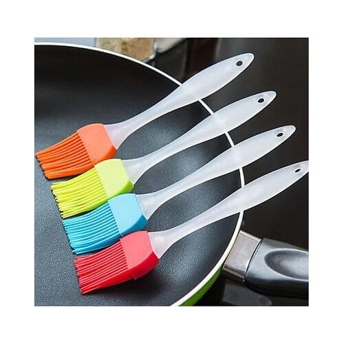 1 Pcs useful Baking BBQ Brush Bakeware Cake Pastry Bread Cream Cooking Basting Silicone Wholesale Barbecue Brush