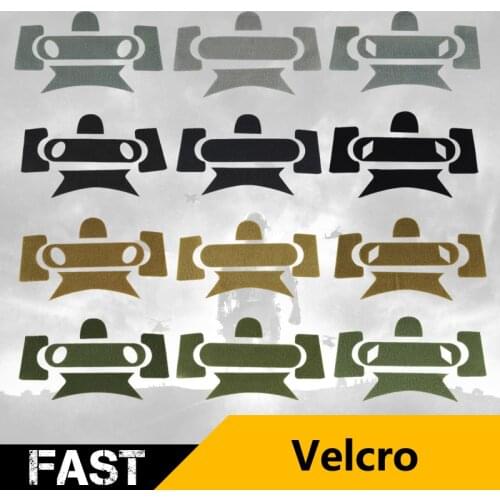 Outdoor Tactical Helmet Velcro 5-piece Pack Helmet Velcro Climbing Cycling Fast Helmet Cover Parts CS field helmet accessories