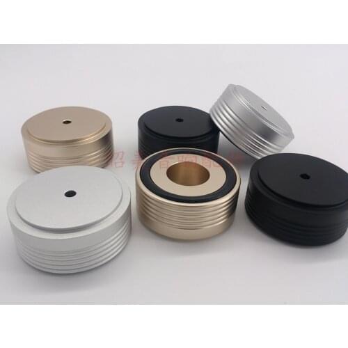 4 pcs aluminum alloy diameter 49 high 22 audio amplifier foot speaker foot nail tripod shock absorber cushion