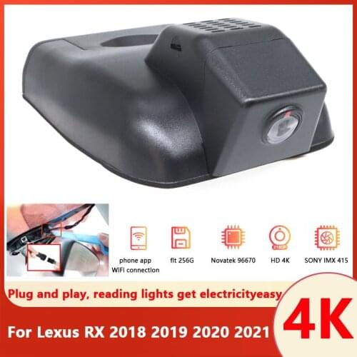 4K Plug and play Car DVR Video Recorder Dash Cam Camera For Lexus RX IS Series RX200T 4WD F SPORT RX450H 4WD RX300 IS300 F SPORT