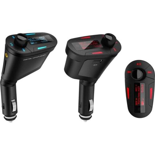 Wireless Car FM Radio Transmitter Modulator MP3 Music Player With USB SD MMC+ Remote Control