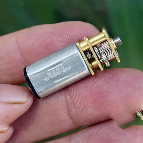 DC5V-12V 40RPM All-steel Gear Reducer Mini ZGA12F-N30 Precision NdFeB Geared Motor Small Slow Speed Large Torque DIY Smart Robot