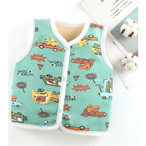 Designer Baby Boy Clothing Coat Winter Inner Jacket Green Clothes For Toddler Boys Coats Cardigans Wholesale Price Kids Vests