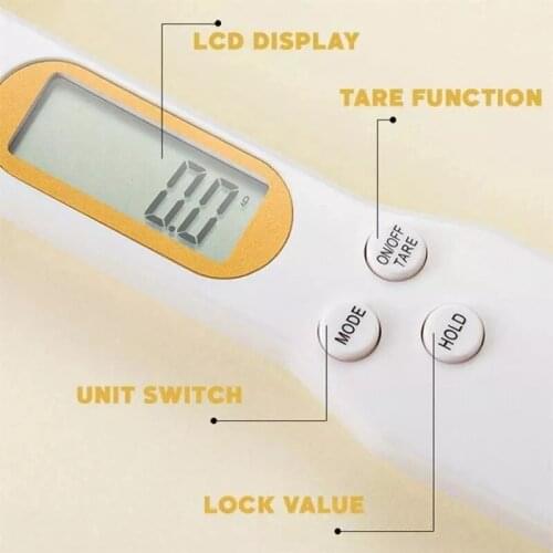 Precise Digital Measuring Spoons Electronic Spoon Weight Volumn Food LCD Display Scale Measuring Spoon Portable Kitchen Tool