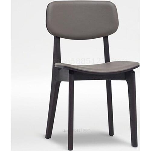 Nordic Light Luxury Dining Chair Home Study Chair Modern Minimalist Creative Backrest Leisure Chair Italian Minimalist Hotel Cha