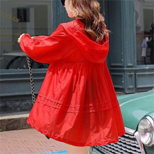 2021 Summer New Sun Protection Clothing Womens Short Casual Jacket Loose Large Size Sun-Proof Clothing Outerwear Female Coat