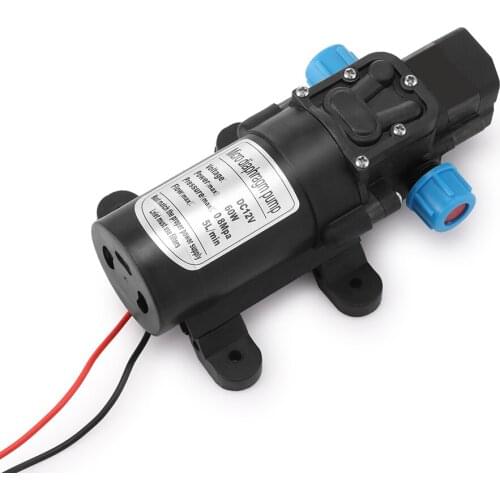 New DC 12V 60W 0.8MPA 5L/MIN Micro Diaphragm Pump Intelligent Mini Electric Self-Priming Water Pump 12 V MAX Suction 2M Quality