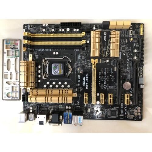 Original motherboard for ASUS Z87-PRO LGA 1150 DDR3 USB2.0 USB3.0 32GB Z87 Desktop motherboard