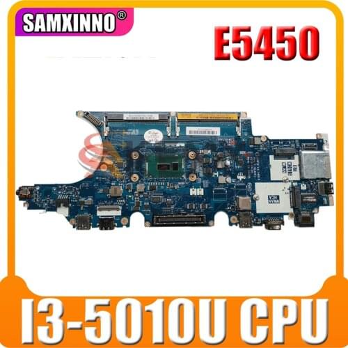 Original Laptop motherboard For DELL Latitude E5450 0PVYKY CN-0PVYKY I3-5010U CPU HM65 ZAM70 LA-A901P Mainboard perfect work
