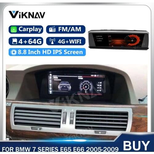 Android System Car GPS Navigation For BMW 7 Series E65 E66 2005-2009 Multimedia Player Auto Radio HD IPS Screen Head Unit