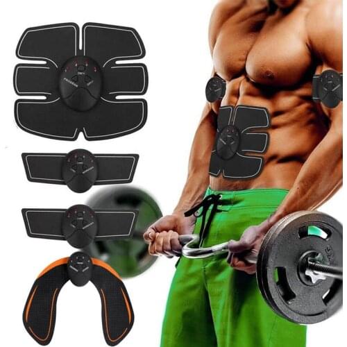 Abdominal Muscle Trainer ABS Stimulator EMS Hip Trainer Body Slimming Shaper Leg Arm Exerciser Fitness Massage Home Gym Equiment