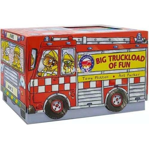 Amazing Machines Big Truckload of Fun Series Books 1 - 14 Collection Set By Tony Mitton,Hardcover,14 Books/set,for Preschooler