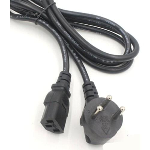 Israel Power Cable Plug 3 x0.75 Universal 3 Prong Power Cord Cable 1.5M For Rice Cooker