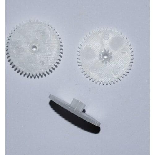 10/100pcs 48+10teeth 2mmhole double gear/plastic gears/reduction gear/diy toy parts technology model rc car robot 48102B