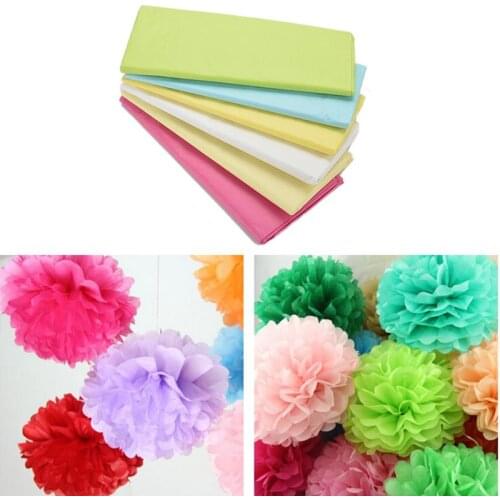 20Pcs/pack Tissue Paper Wrapping Paper Gift Packing Craft Paper Roll Wrapping for Wine Bag Shoes Garment Packaging Paper 50*66cm