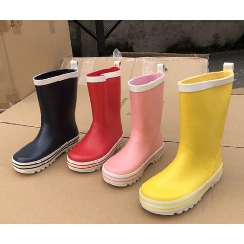 2020 Children candy color Popular Rain boots Shoes
