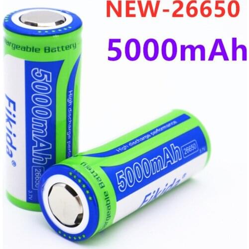 2021 New lii-50A 26650 5000mAh large capacity 26650-50A flashlight power battery pack lithium ion battery