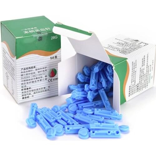 50pcs/pack 28g Disposable Needles Massage Stick Use For Pen Sterile Lancets Fleam Vent Drain Blood Lancet Dedicated Blood Lancet