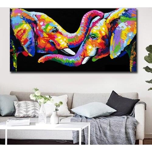 5D Diamond painting Animal Abstract Elephant Pictures DIY Diamond embroidery Mosaic Poster art Decoration Painting