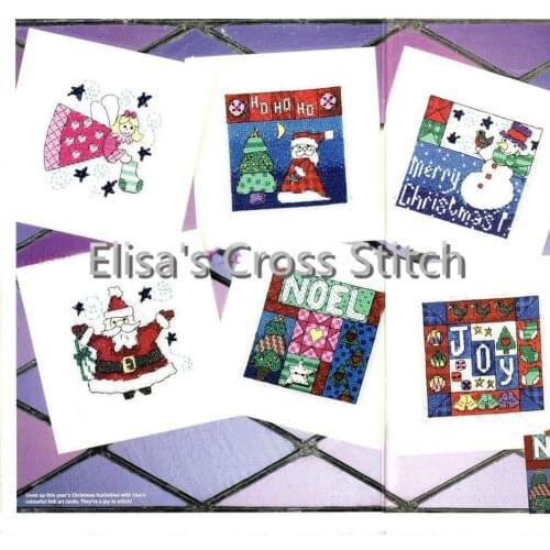CD102 14ct Cross Stitch Kit Card Package Greeting Card Needlework Counted Cross-Stitching Kits Christmas Gift COUNTRY STYLE