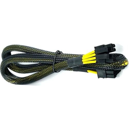 CPU 8 Pin Male To CPU 8(4+4) Pin Male,EPS-12V Motherboard Power Adapter Cable for EVGA Modular Power Supply 32 Inches