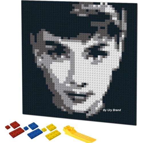 DIY Bricks Pixel Art Audrey Hepburn Mosaic Decorative Pop Painting By Numbers MOC Building Blocks Toys Boys Unique Gift Ideas