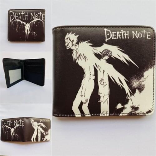 Anime DEATH NOTE Logo Wallet New Money Cards Purse Boys Girls Gifts Boutique PU Leather Short Wallet