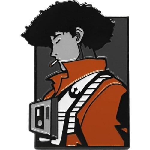 Cowboy Bebop Spike smoking brooch anime inspired classic collectable