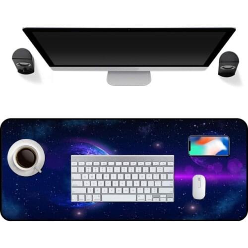 Vococal 40 x 90cm Computer Mice Pad Large Size Star Gaming Keyboard Mousepad Mouse Pad Laptop Mat for Overwater LOL DOTA 2 Gamer