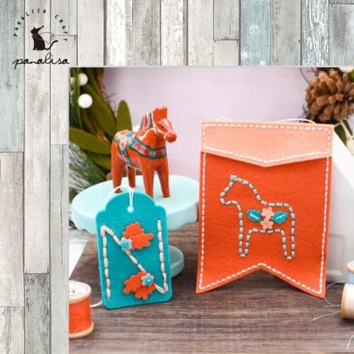 Panalisacraft Cute little horse Metal Cutting Dies Craft Dies Scrapbook Card Making Album Embossing Stencil Die cut