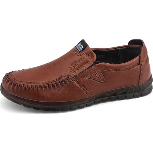Mens Business Casual Shoes New Male Light Driving Loafer Shoes Breathable Mens Designer Sneaker Rubber Sole Sewing Shoes