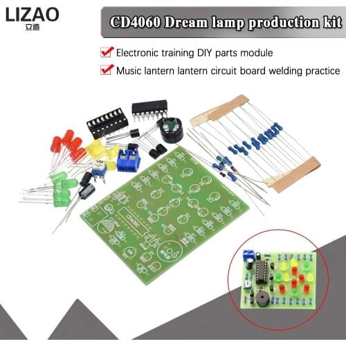 CD4060 Dream Lamp Making Kit Music Lantern Making Lanterns to Alice Music Lamp Student Training Maker Lab
