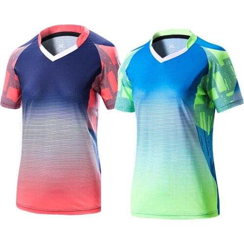 New tenis femenino,badminton sports shirt ,badminton short-sleeveless , table tennis uniform , tenis shirt,men badminton jersey