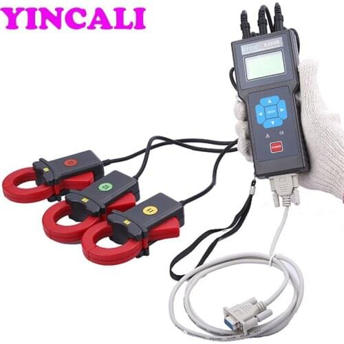 Newly AC Current Of Three Channel Current Monitoring Recorder Current Clamp ETCR8300B Digital Ammeter Large Storage 3900 sets