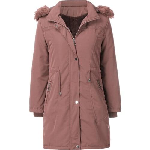 Autumn Winter Woman Parkas Long Sleeve Hooded Clothing Female European Style Winter Women Jacket