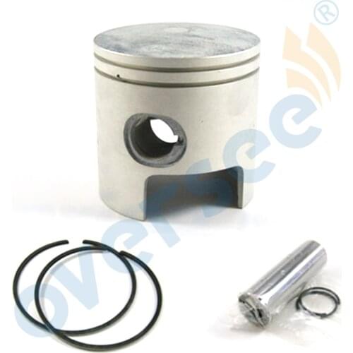 6F6-11631 Piston STD For Yamaha Outboard Motor Parts Two Stroke 40HP 40G 40J 78mm with Clip and Pin 6F6-11631-00 6F6-11636-20