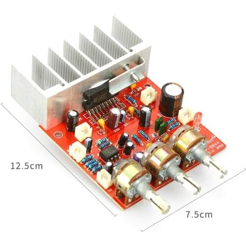 SOTAMIA 12V Power Amplifier Audio Board 20Wx2 TFA9844 Stereo Sound Amplifier Speaker Amp Home Theater DIY