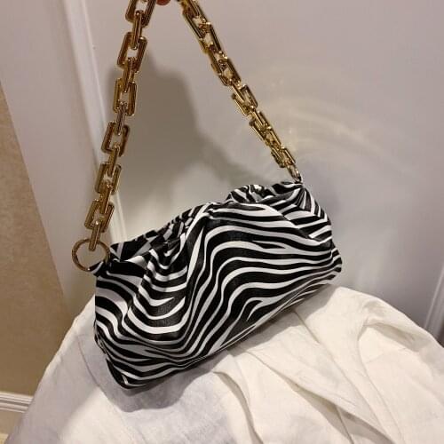 Cow zebra color crossbody bag luxury designer womens bags All-match shoulder bag underarm bag fashionable clutches