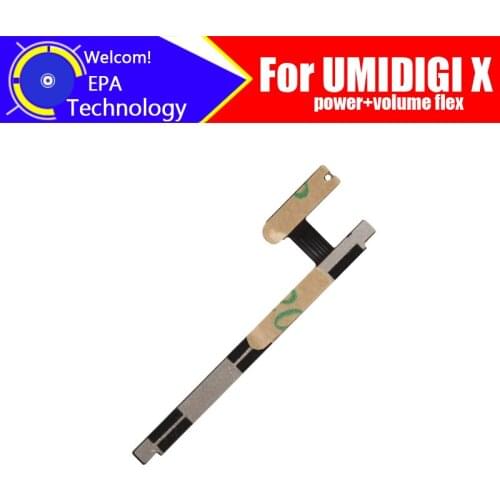 UMIDIGI X Side Button Flex Cable 100% Original Power + Volume Button FPC Wire Flex Cable repair accessories for X