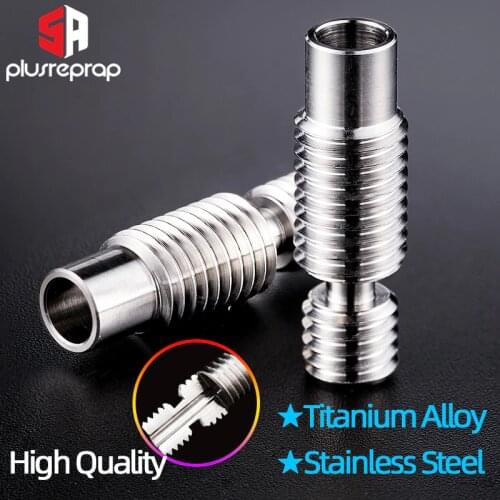 High Quality Titanium Alloy&Stainless Steel Heat Break All Metal 1.75MM Filament For V6 Hotend Vocano 3D Printer Parts