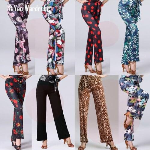 2020 New Latin Dance Dress Women Latin Dance Pants for Ballroom Samba Tango Chacha Belly Dancing Performamnce SS043