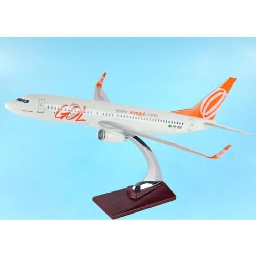 1:100 Scale Boeing 737 B737 GOL Brazil Airlines VOEGOL Airplane Aviation Model Toys Aircraft Plane Gifts Airliner Souvenir Show