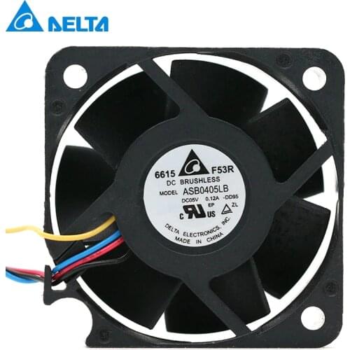 1pcs ASB0405LB DC 5V 0.12A 4015 40mm 40x40x15mm Server Square Cooling Fan pwm 4-Pin