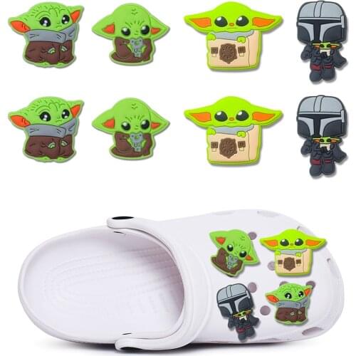 High Quality1pcs PVC Shoe Buckles Accessories Fit Bands Bracelets Croc JIBZ Charms Shoe accessories Shoe decoration