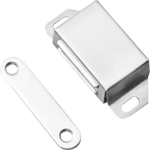 10sets Cabinet Catches Magnetic Metal Door Stop Closer latch Kitchen Damper Buffer Cupboard Wardrobe drawer Furniture Hardware