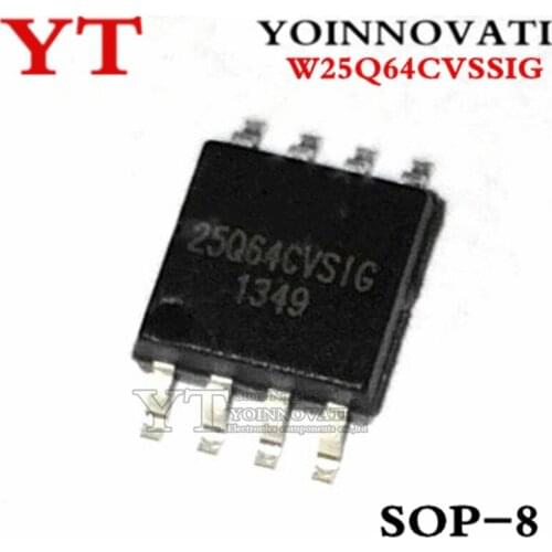 10pcs/lot W25Q64CVSSIG W25Q64CVSIG 25Q64CVSIG SOP-8 IC
