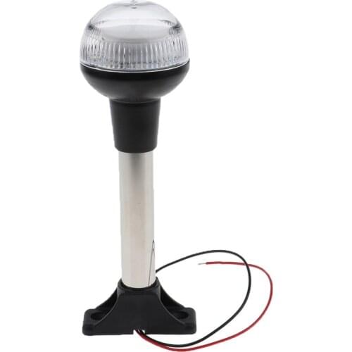 12V 186MM Waterproof All-round White Anchor Navigation Plug-IN Light for Marine, Boat, Yachts