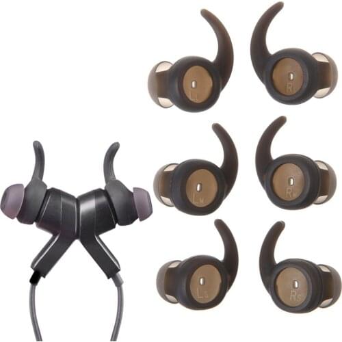3Pairs S/M/L Silicone Earbuds Tips Ear Hook Earphone Case In Ear Soft Silicone Cover for Huawei Sport Bluetooth Headset AM60