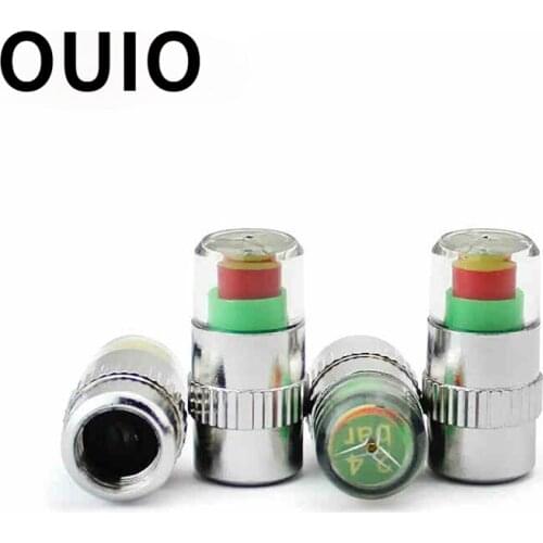 4X Tire Pressure Monitor Valve Stem Cap Indicator For BMW G30 E46 E39 E90 E60 X5 X6 Mercedes CLA W211 Audi A5 A6 C6 A4 B7 B8 Q5