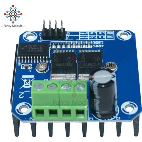BTS7960B DC 5.5V-27V 43A Stepper Motor Driver Double H-Bridge PWM Driving Board Module For Arduino Smart Car DC Motor Driver